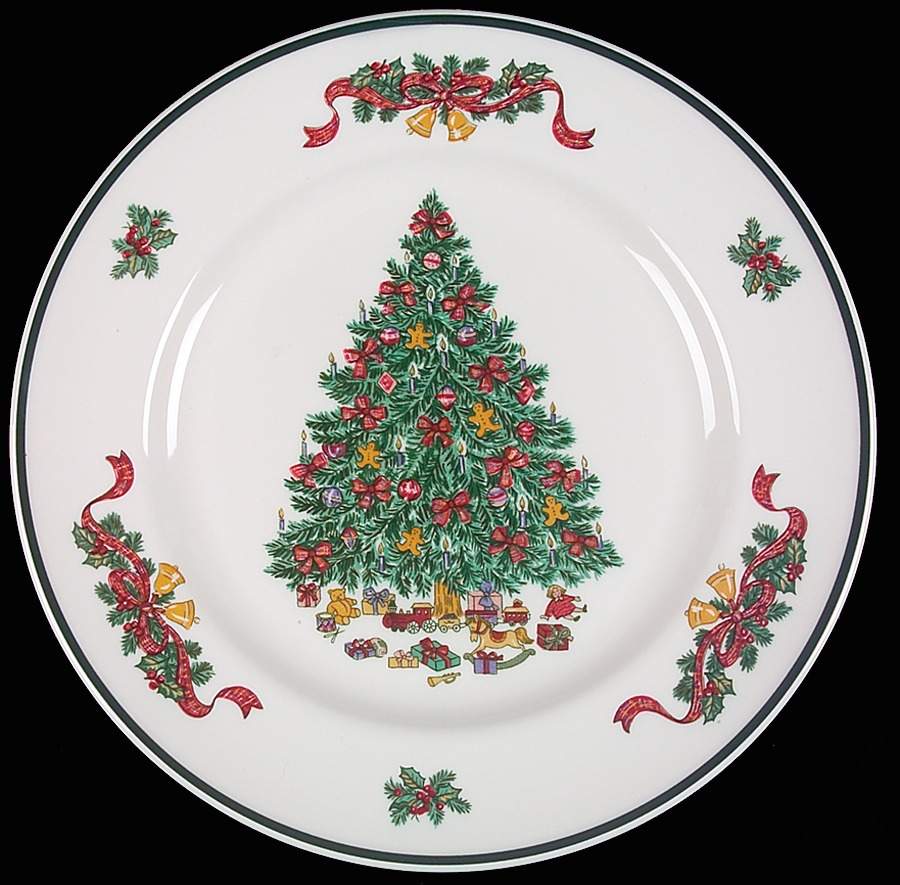 Victorian Christmas ("England 1883") Dinner Plate by Johnson Brothers-1