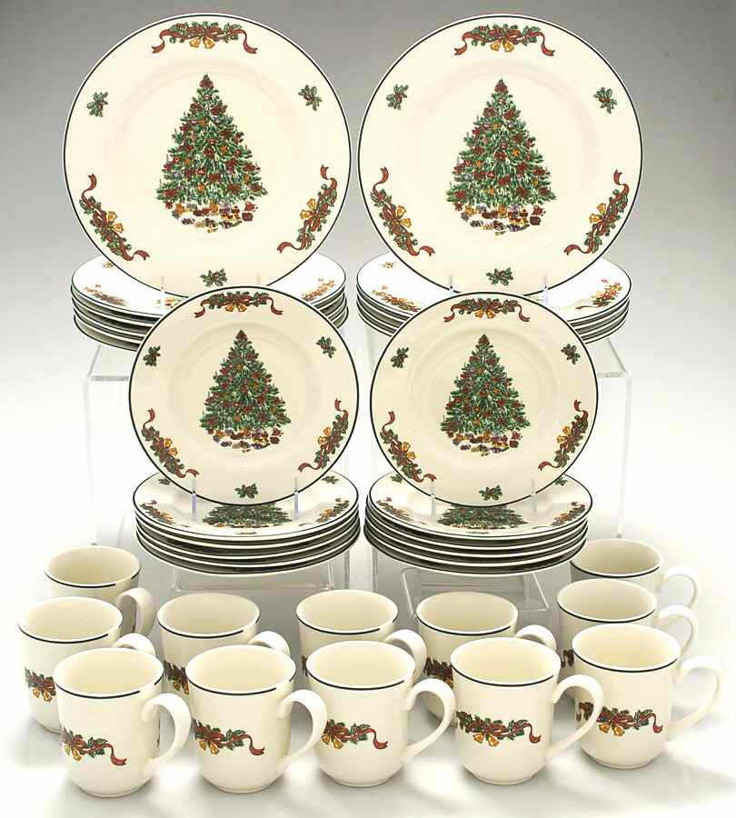Victorian Christmas ("England 1883") 36 Piece Set by Johnson Brothers-1
