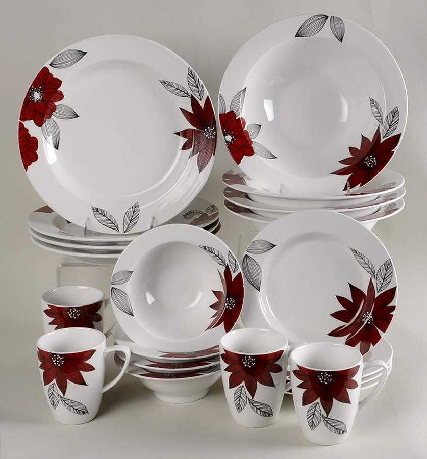 Claret 20 Piece Set by Johnson Brothers-1