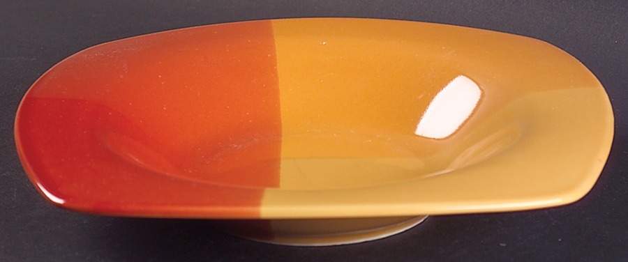 Studio Colortones Red Rim Soup Bowl by JCPenney-1