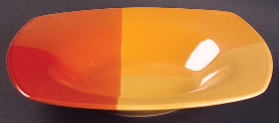 Studio Colortones Red Large Rim Soup Bowl by JCPenney-1
