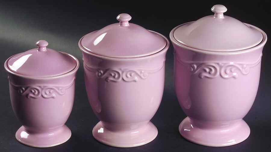Vanessa Pink (3 Piece) Canister Set (Box Set) by JCPenney-1