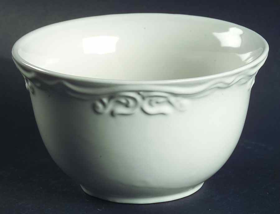 Vanessa White Soup/Cereal Bowl by JCPenney-1