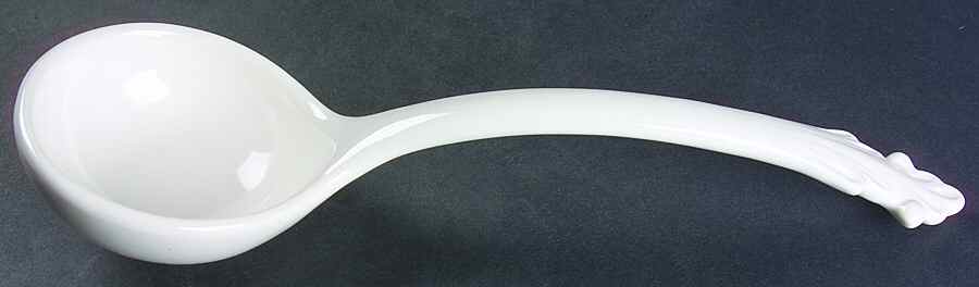 Vanessa White Tureen Ladle by JCPenney-1