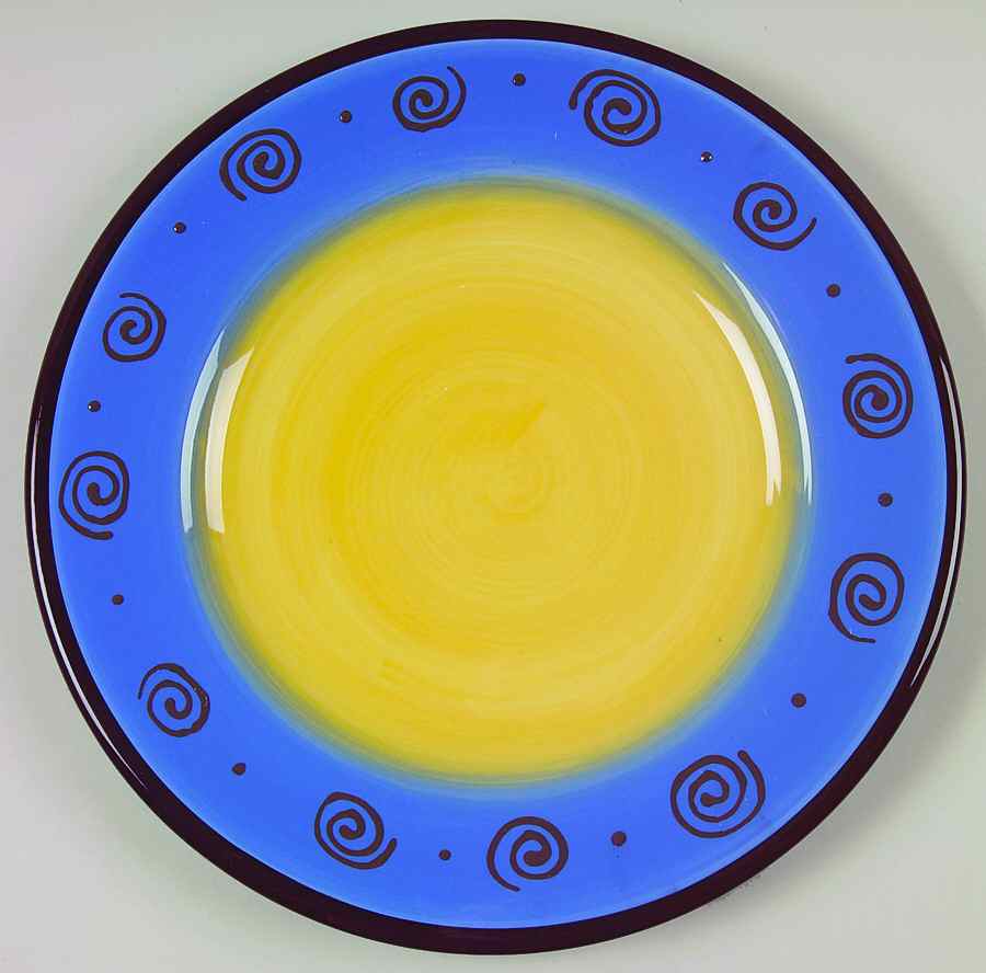 Carmen Blue Dinner Plate by JCPenney-1