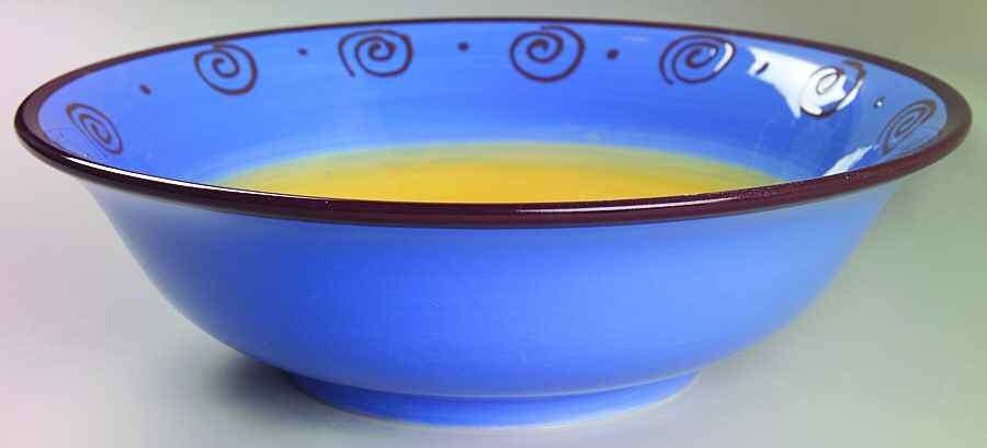 Carmen Blue 11" Round Serving Bowl by JCPenney-1