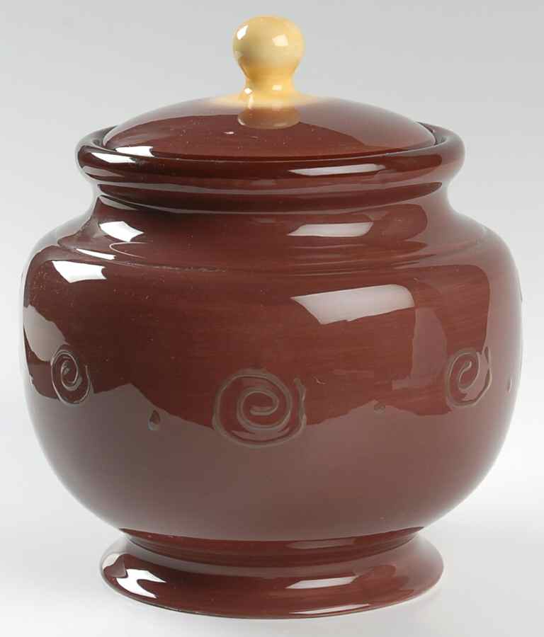 Carmen Brown Large Canister & Lid by JCPenney-1