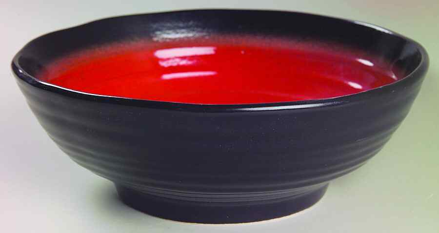 Sahara Red Soup/Cereal Bowl by JCPenney-1