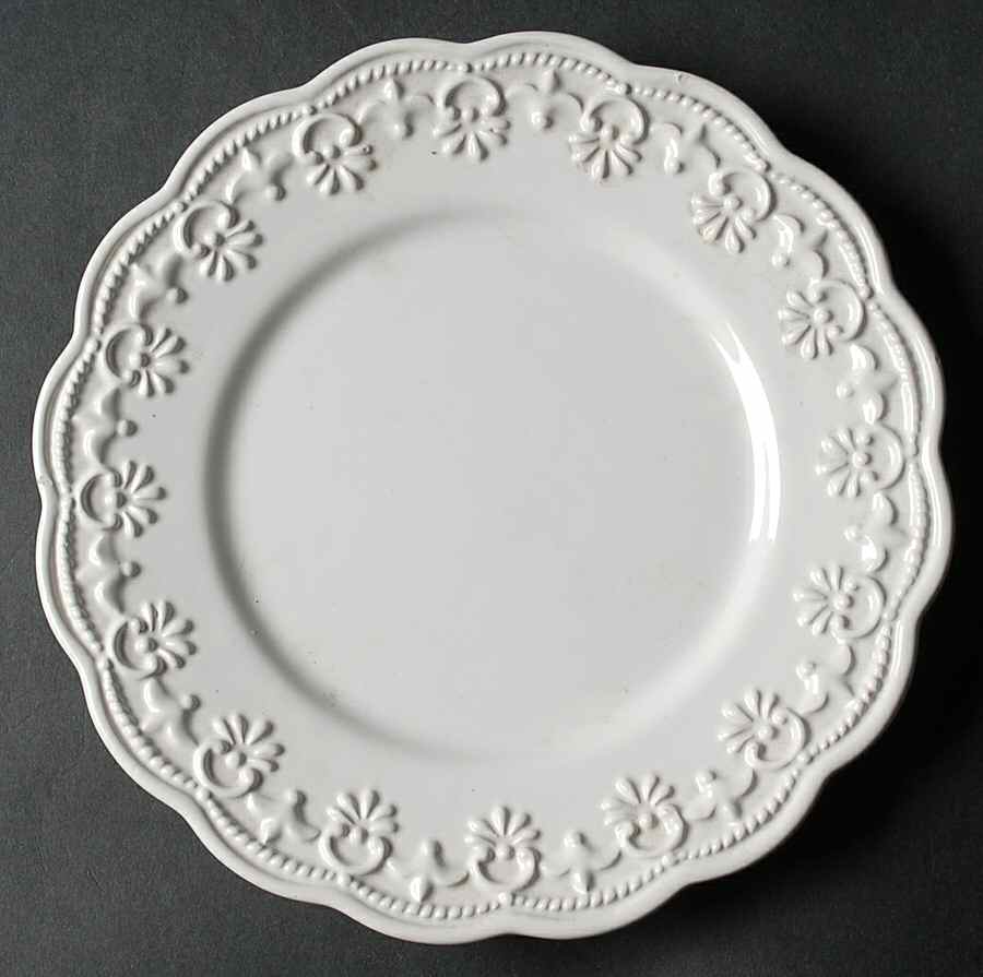 Lace White Salad Plate by JCPenney-1
