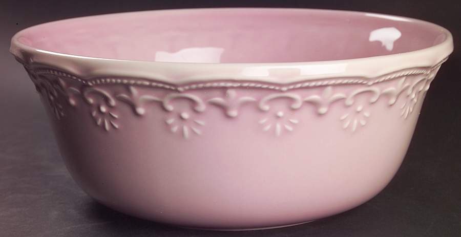 Lace Pink 10" Round Serving Bowl by JCPenney-1