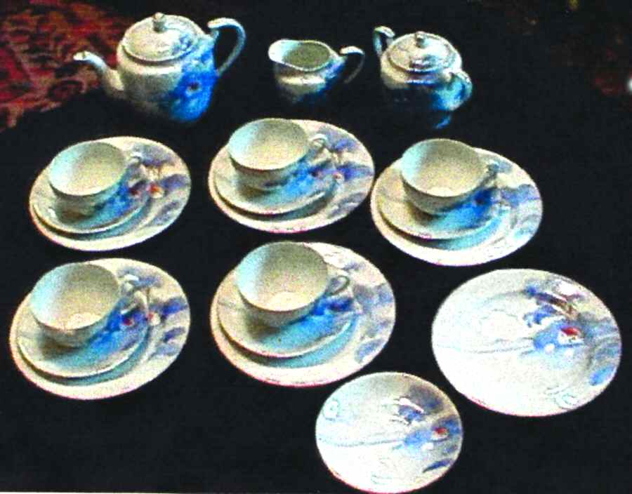JAP659 Flat Cup & Saucer Set by Japan-1