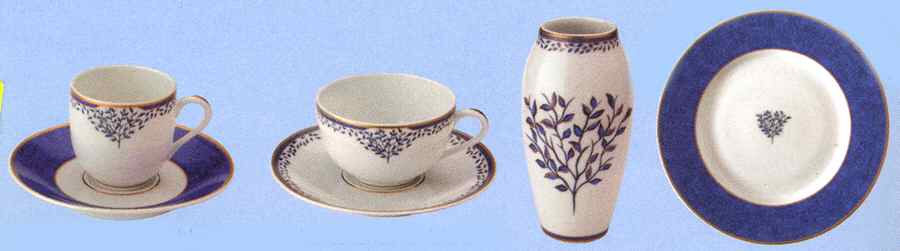 Arborescence Flat Cup & Saucer Set by Jammet Seignolles-1