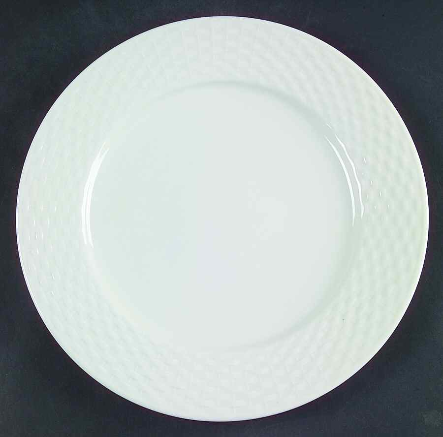 Haley (Basketweave Rim) Dinner Plate by JCPenney-1