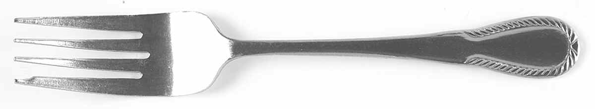 Haley (Basketweave Rim) Dessert Fork by JCPenney-1