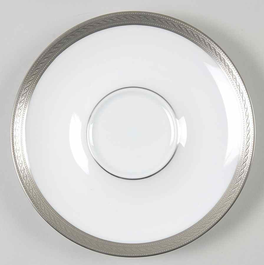 Pleyel Platinum Saucer for Flat Cup by Jammet Seignolles-1
