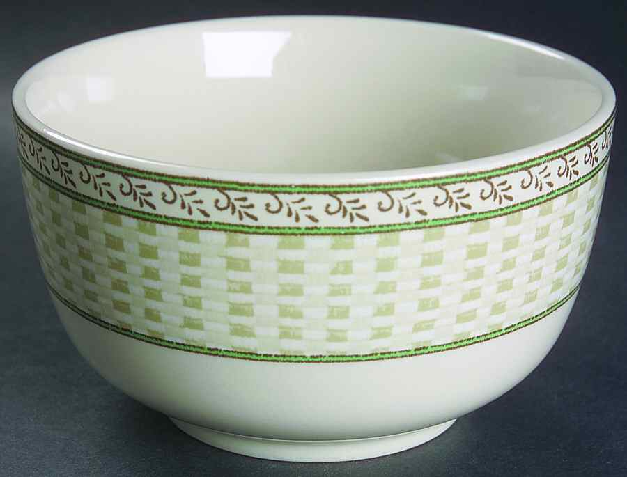 Basket Weave Soup/Cereal Bowl by Johnson Brothers-1