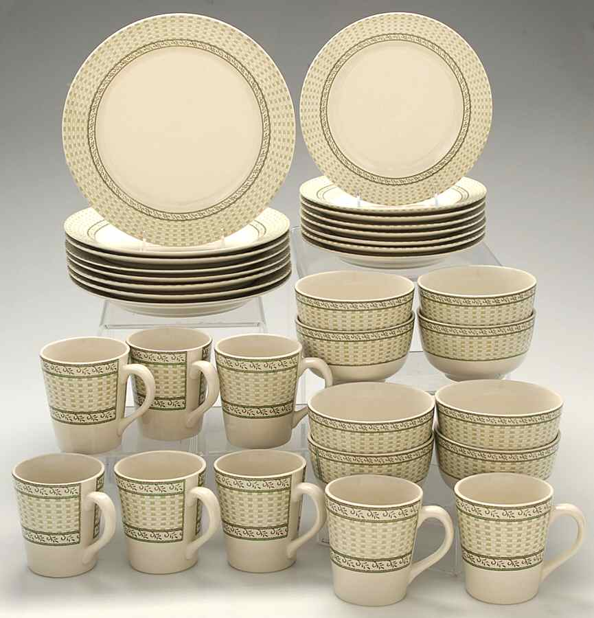 Basket Weave 32 Piece Set by Johnson Brothers-1