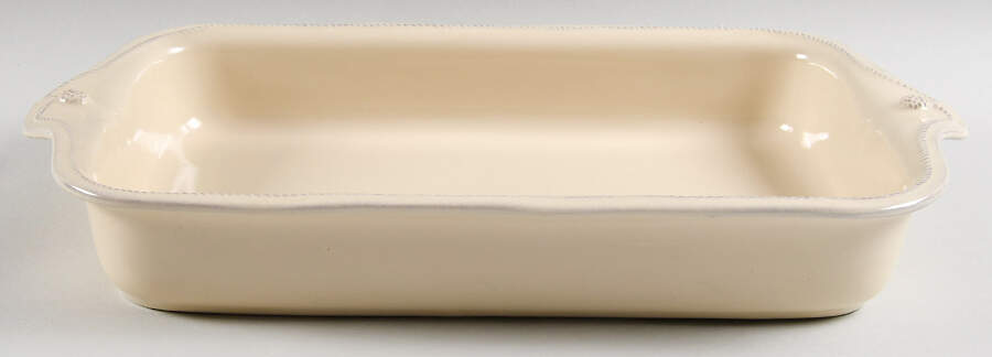 Berry and Thread Butter Yellow 16" Rectangular Baker by Juliska Ceramics-1