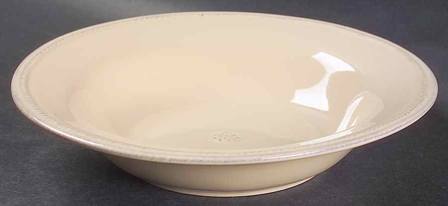 Berry and Thread Butter Yellow Rim Soup Bowl by Juliska Ceramics-1