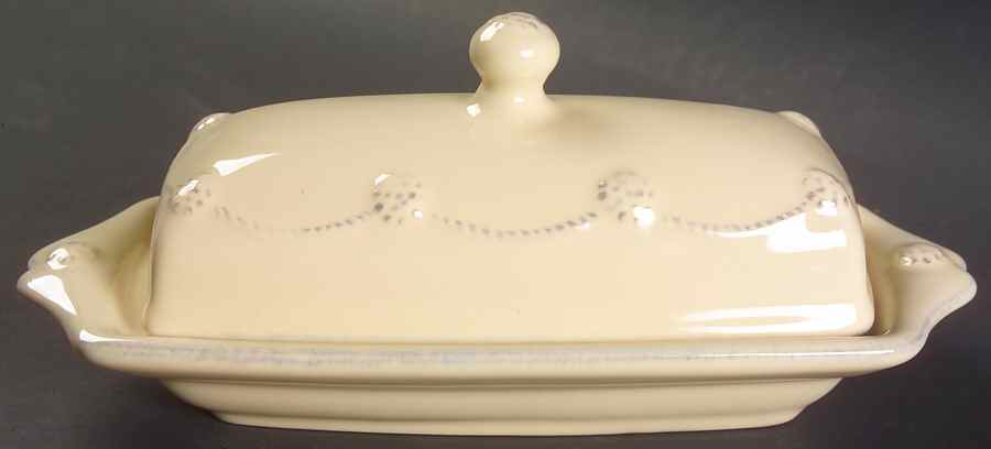 Berry and Thread Butter Yellow 1/4 Lb Covered Butter by Juliska Ceramics-1