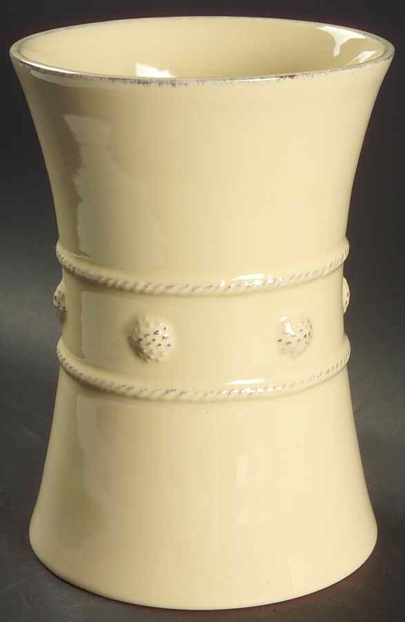 Berry and Thread Butter Yellow Utensil Holder/Wine Cooler by Juliska Ceramics-1