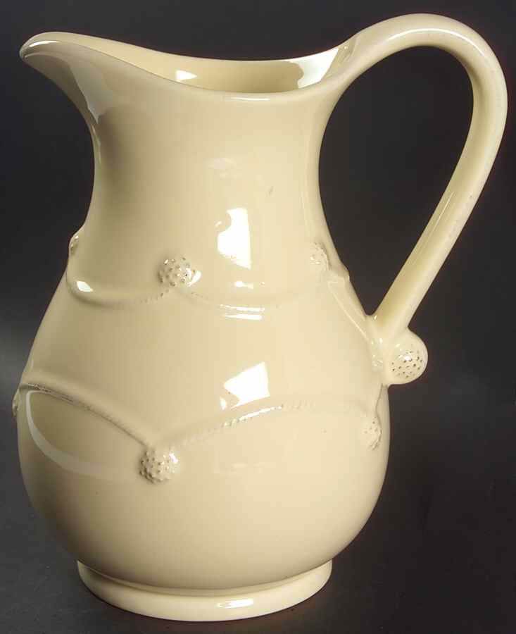 Berry and Thread Butter Yellow 84 Oz Pitcher by Juliska Ceramics-1