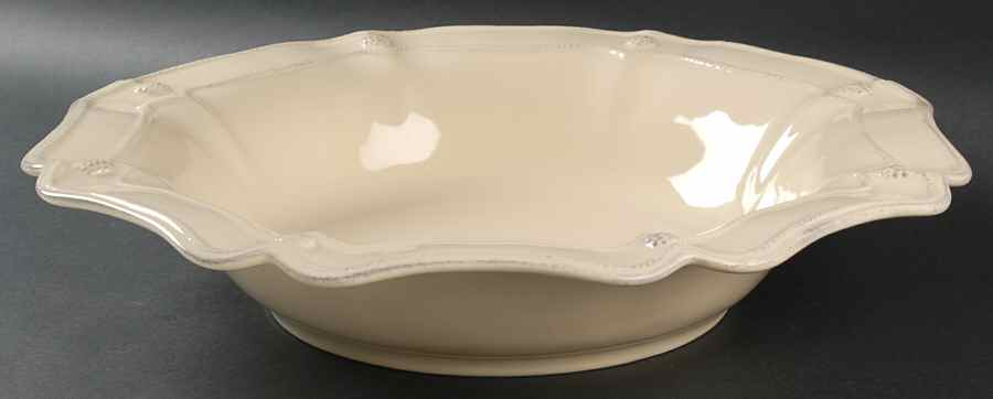 Berry and Thread Butter Yellow 16" Large Salad Serving Bowl by Juliska Ceramics-1