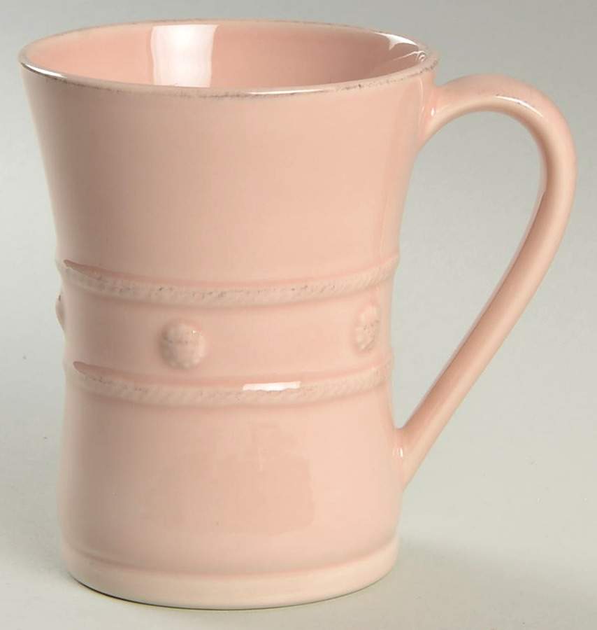 Berry and Thread Vintage Pink Mug by Juliska Ceramics-1