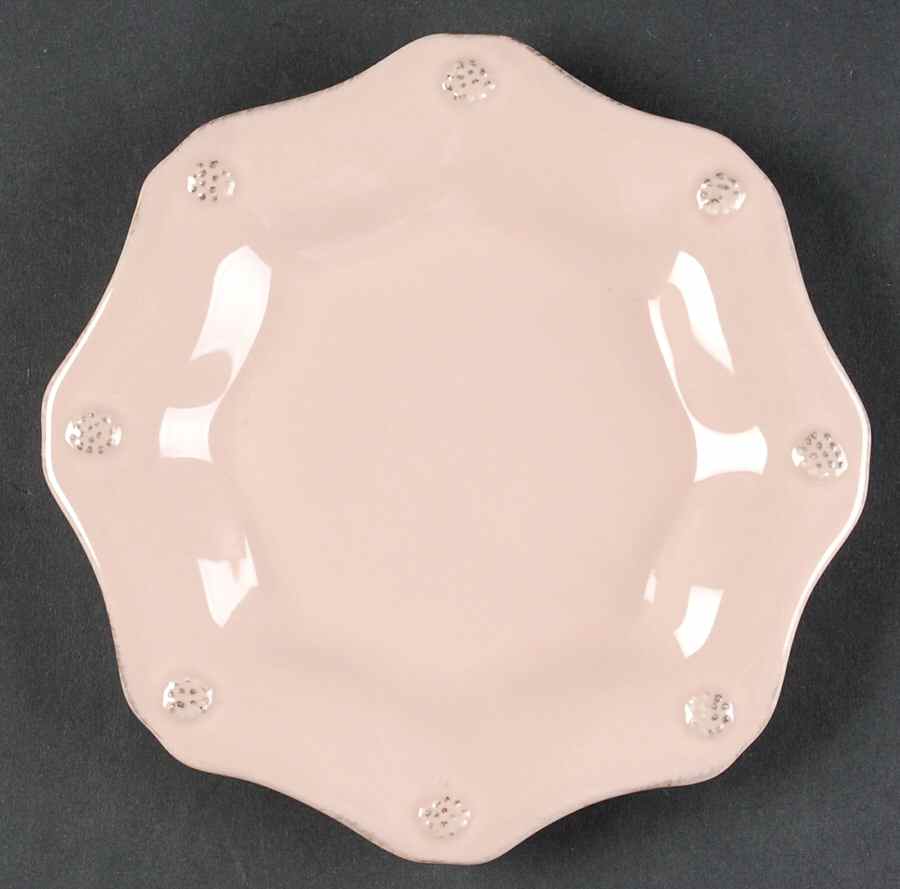 Berry and Thread Vintage Pink Scalloped Bread & Butter Plate by Juliska Ceramics-1