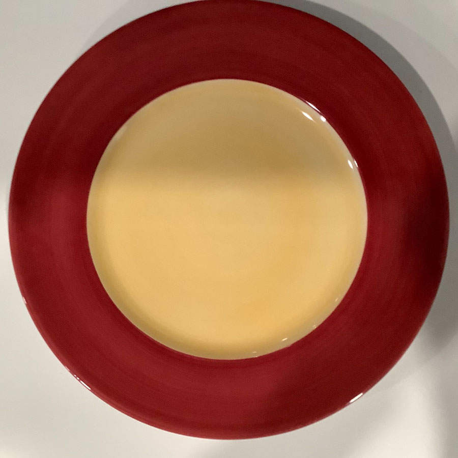 Swing Red Saffron Dinner Plate by Jammet Seignolles-1