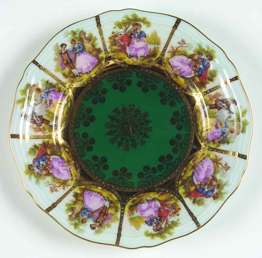 JKW29 TEAL Bread & Butter Plate by JKW Bavaria-1