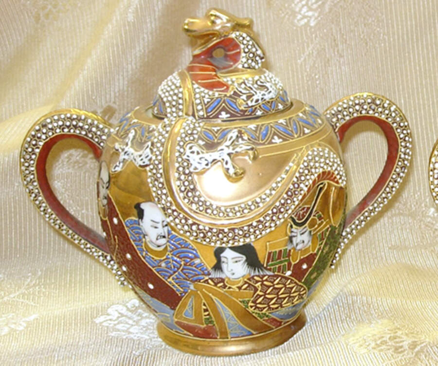 JAP693 Sugar Bowl & Lid by Japan-1