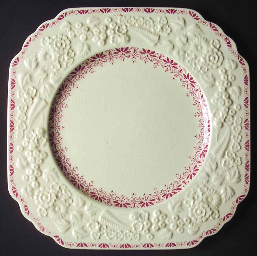 Melrose Square Luncheon Plate by George Jones & Sons-1