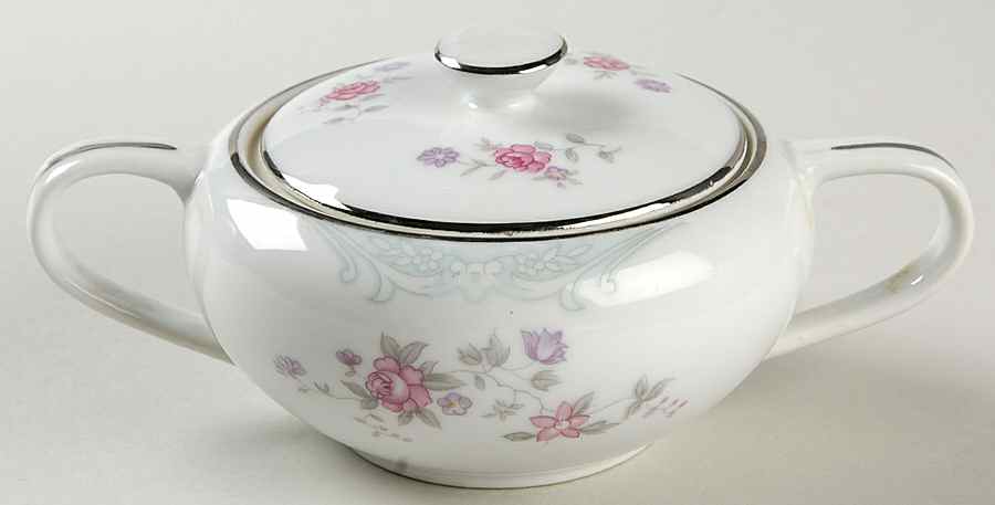 4712 Sugar Bowl & Lid by Joan Fine China (Japan)-1
