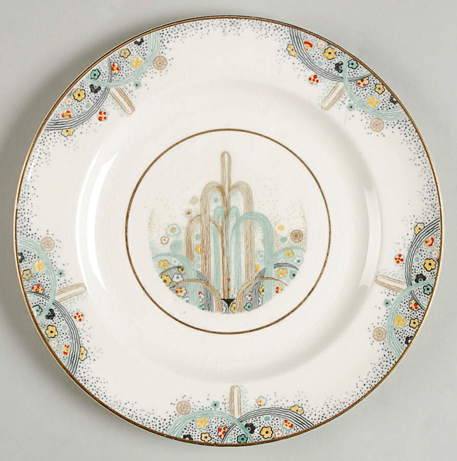 Les Fountaines Luncheon Plate by Johnson Brothers-1
