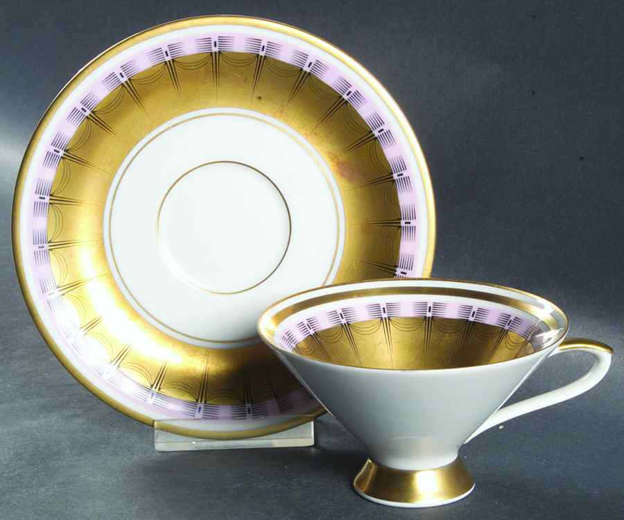 JOE49 Footed Cup & Saucer Set by Johann Seltmann-1