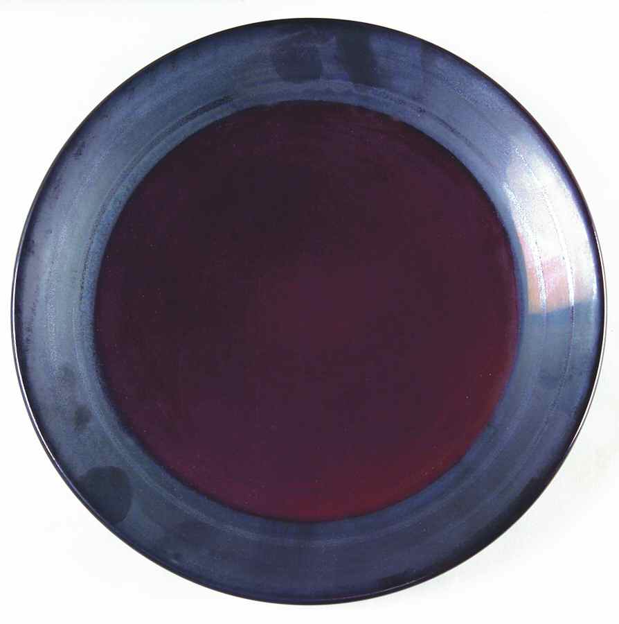 Mahogany Circles Dinner Plate by Joseph Abboud-1