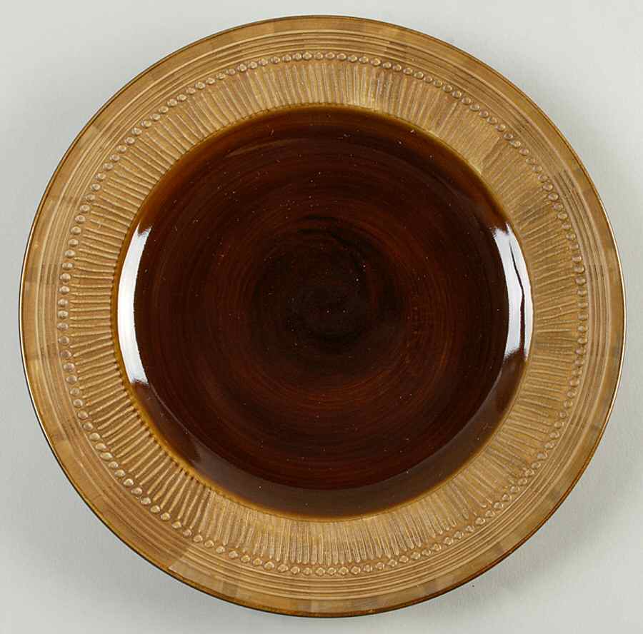 Honey Bark Salad Plate by Joseph Abboud-1