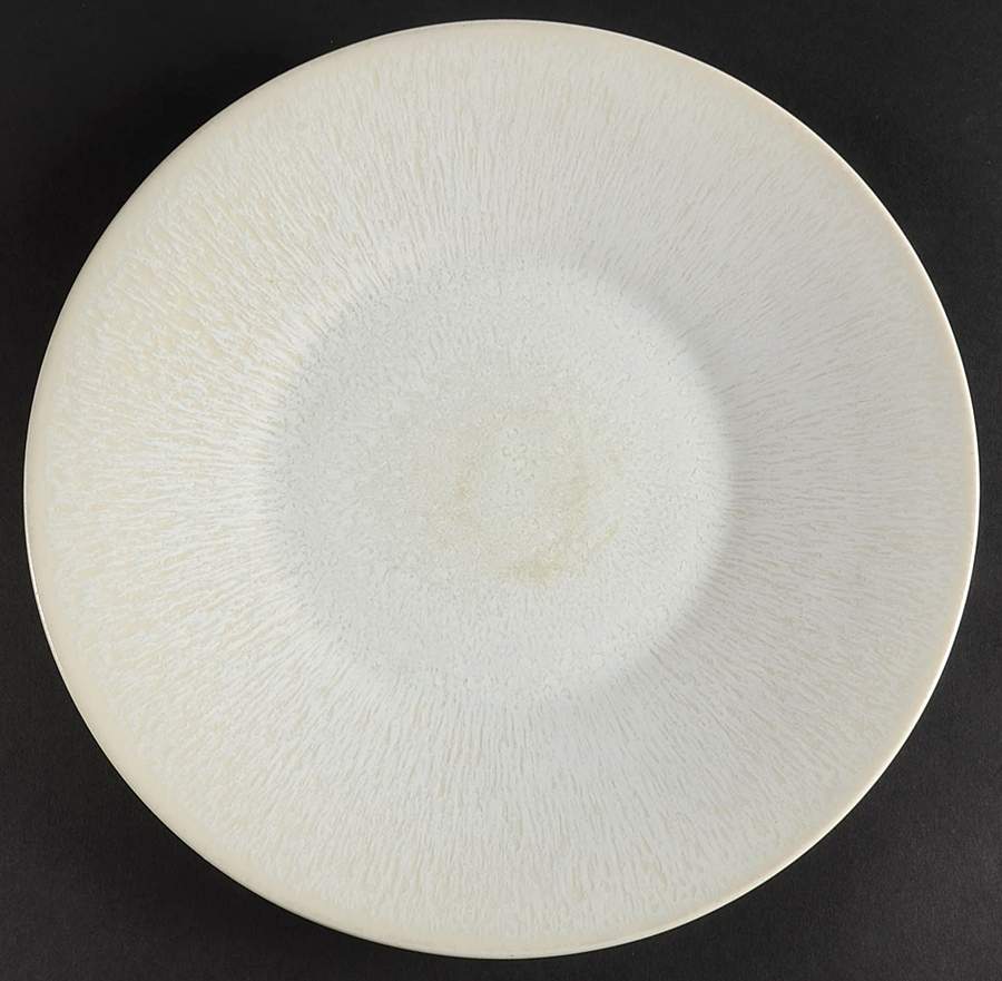Vuelta White Pearl Dinner Plate by Jars-France-1