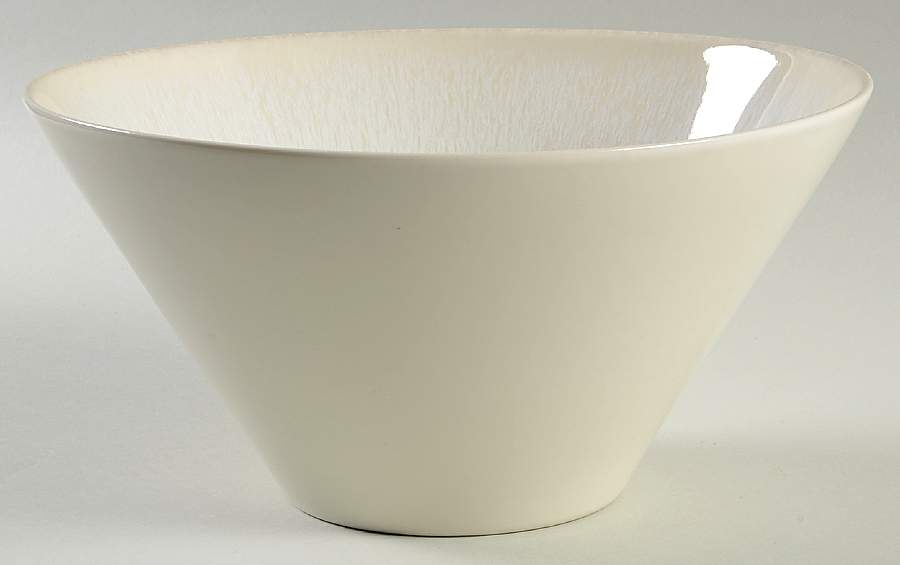 Vuelta White Pearl 9" Round Vegetable Bowl by Jars-France-1