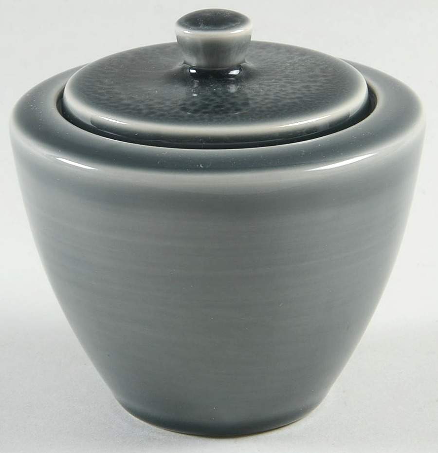 Vuelta Gray Silex Sugar Bowl & Lid by Jars-France-1