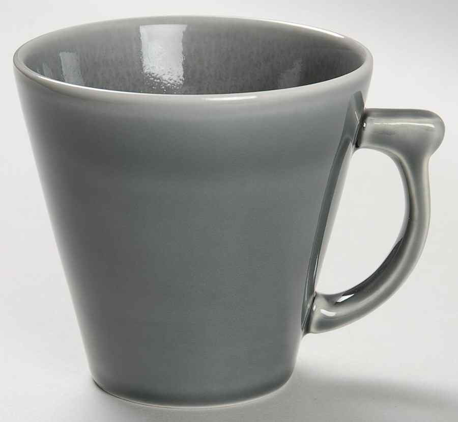 Vuelta Gray Silex Flat Cup by Jars-France-1