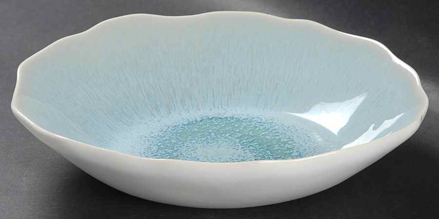 Plume Ocean Blue Coupe Soup Bowl by Jars-France-1