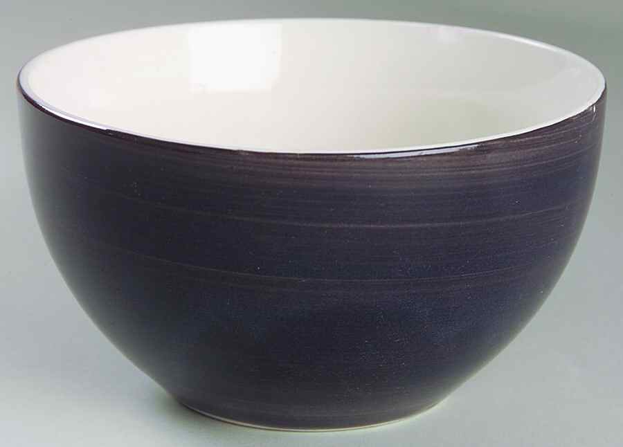 Color Strokes Black Soup/Cereal Bowl by JCPenney-1