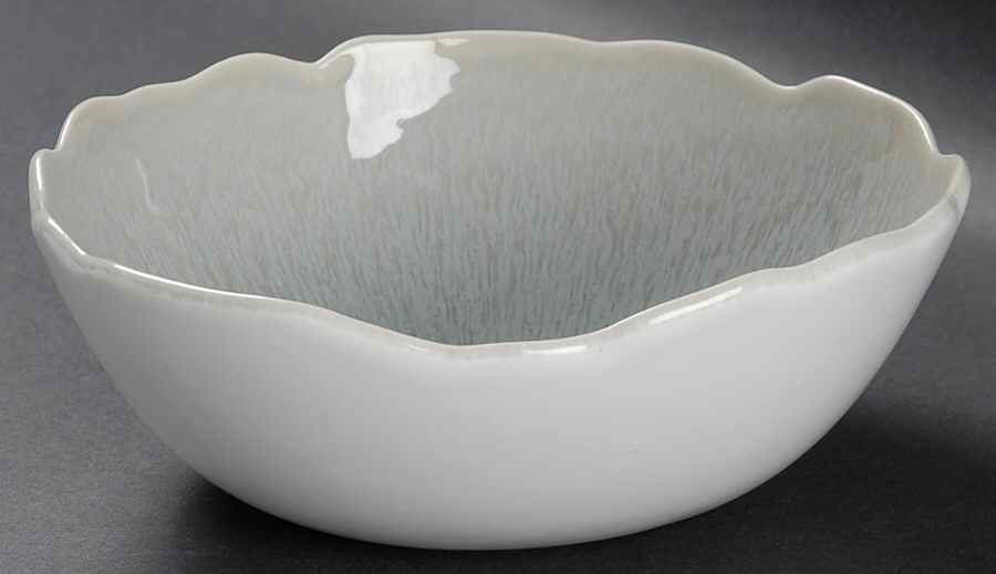 Plume Sky Gray Fruit/Dessert (Sauce) Bowl by Jars-France-1