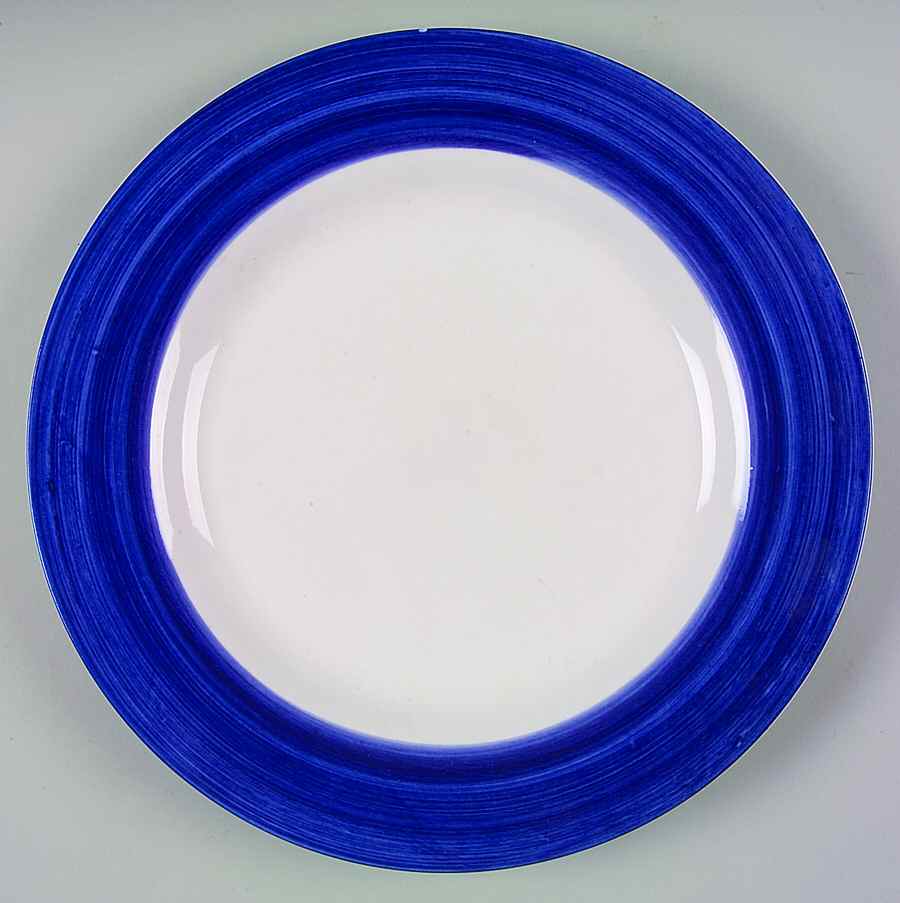 Color Strokes Blue Dinner Plate by JCPenney-1