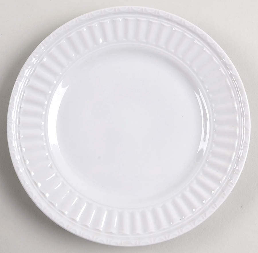 Italiana White Salad Plate by JCPenney-1