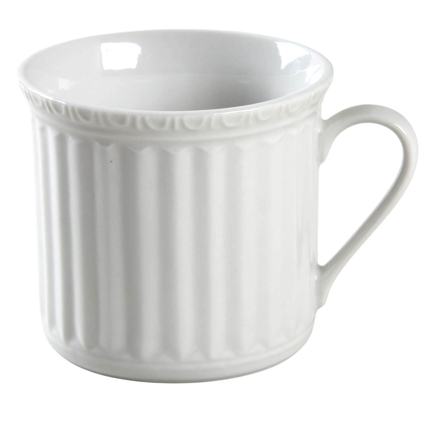 Italiana White Flat Cup by JCPenney-1