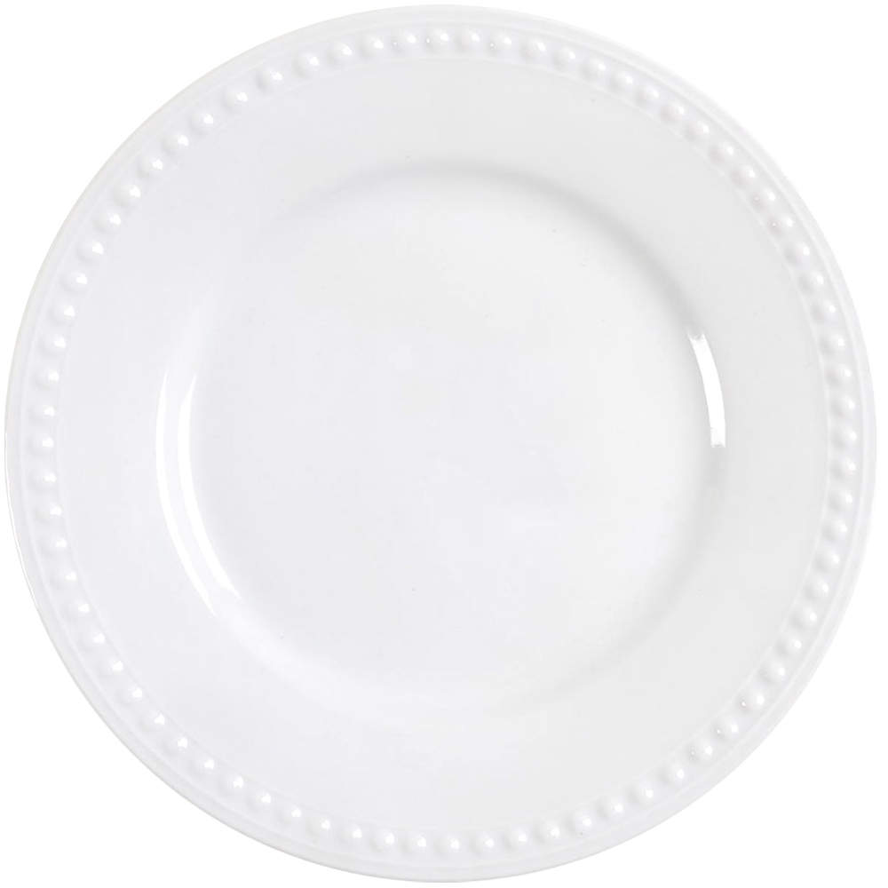 Elegant Pearl White Salad Plate by JCPenney-1