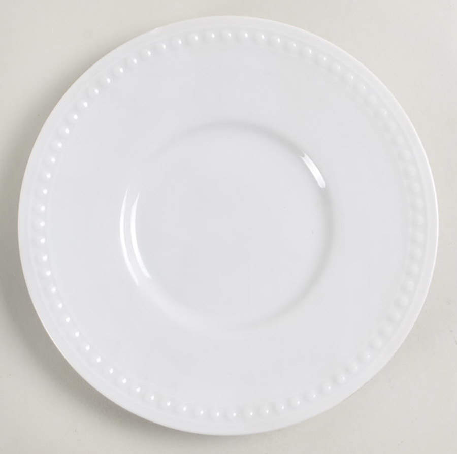 Elegant Pearl White Saucer by JCPenney-1